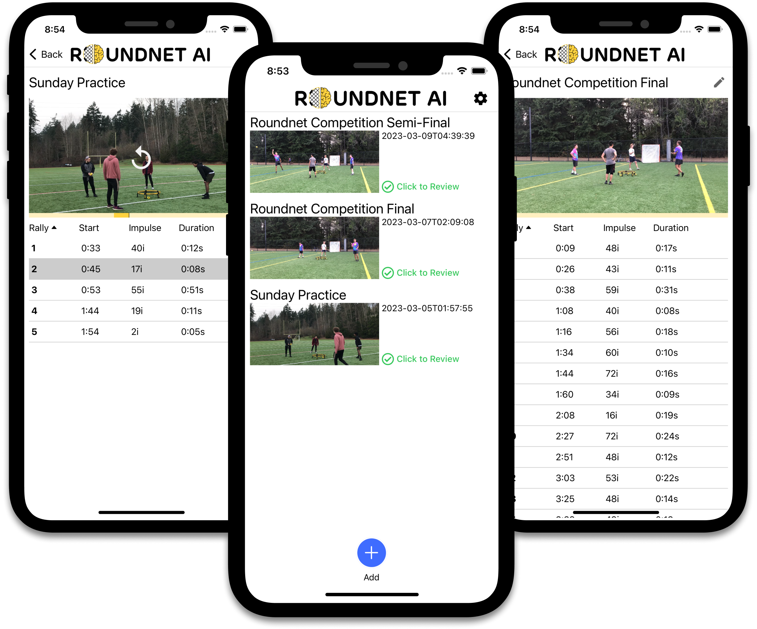 Roundnet AI Mobile App